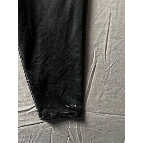 C9 Champion Leggings Womens Large Black Elastic Waistband Gym Workout Mid Rise - Picture 2 of 3